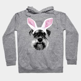 Schnauzer Easter Bunny Hoodie